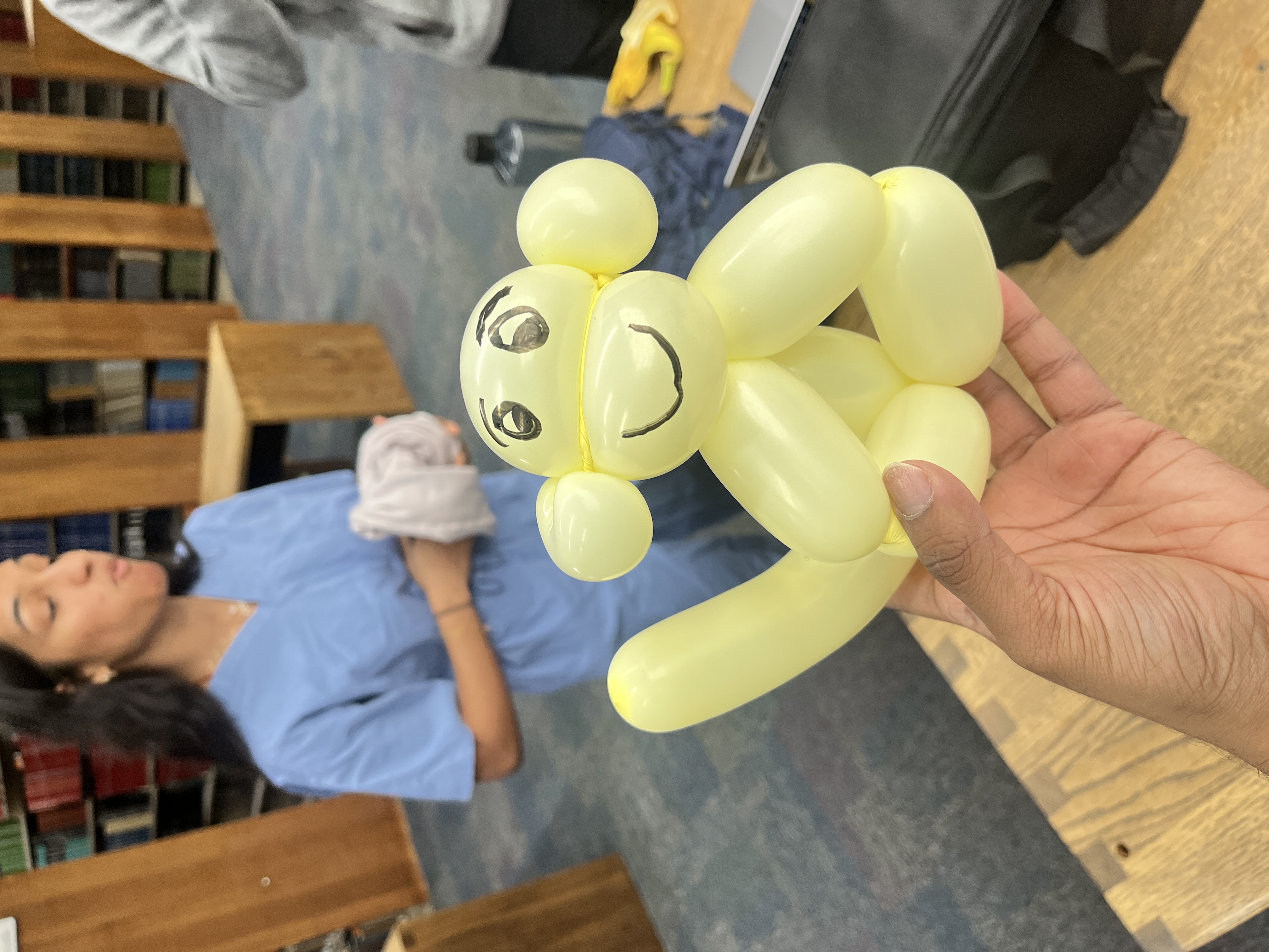 Yellow balloon monkey